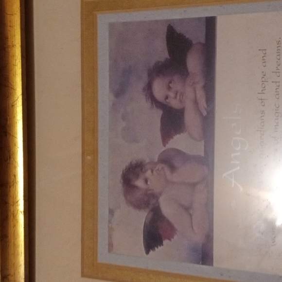 Angels Picture Gold Frame - Picture 4 of 7